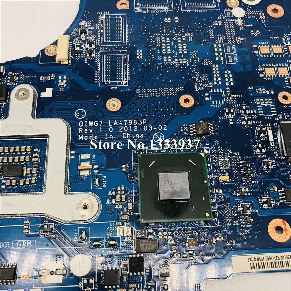 Для lenovo G780 материнская плата SLJ8E HM76 QIWG7 LA-7983P DDR3 Материнская плата ноутбука полностью протестирована