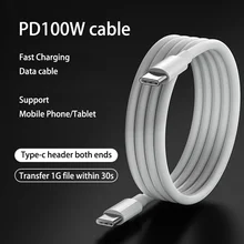 Pd100w 5a usb c para usb tipo c cabo usbc pd carregador rápido cabo USB-C tipo-c cabo para xiaomi mi 10 pro samsung s20 macbook ipad