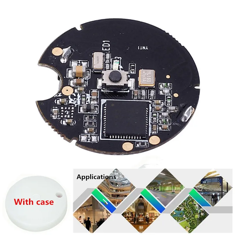 NRF51822 Bluetooth 4,0 2 V-3,3 V Беспроводной модуль для базовая станция iBeacon интеллигентая(ый) Управление Системы Маяк BLE модуль 4MA W/Чехол