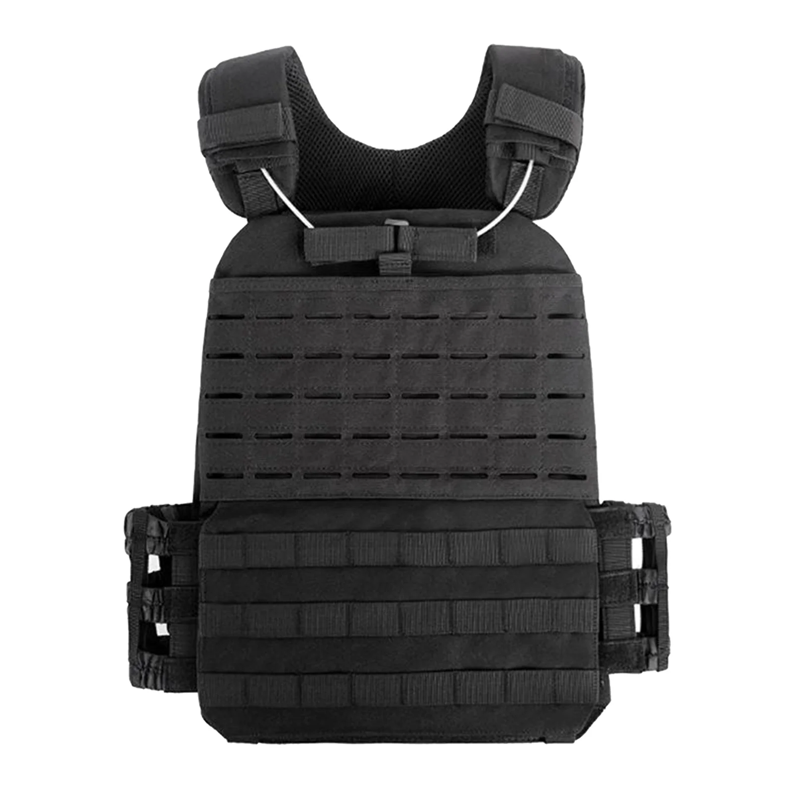 Reinforced Waterproof Heavy Duty Tactical Vest - Durable Vest with Detachable Strap for Adults