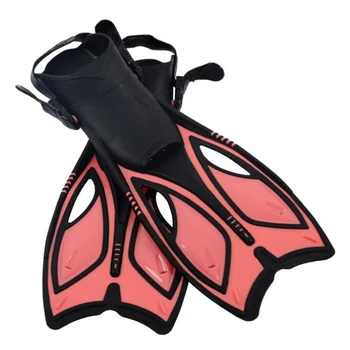 

1pair Adult Kid Adjustable Strap Outdoor Snorkeling Diving Fin Non Slip Training Underwater Long Flippers Professional Swimming