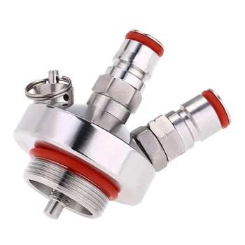 

Stainless Steel Growler Keg Beer Spear Tap Dispenser W/12 Hose 2L 3.6L 5L 8L