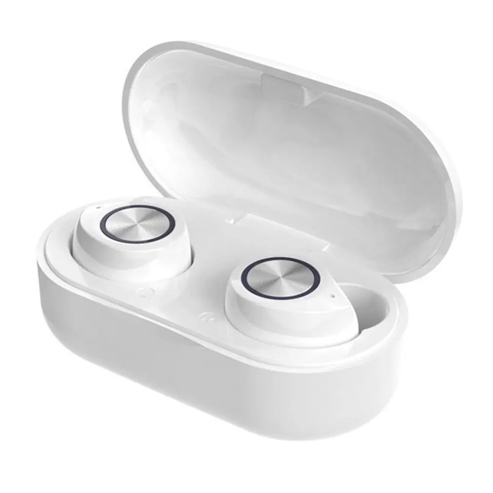 BT97 Mini True Bt5.0 Близнецы стерео наушники гарнитура наушники беспроводные наушники-вкладыши 3D Hifi стерео Беспроводная гарнитура - Цвет: Черный