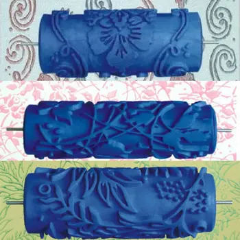 

15cm Flower Rubber Painting Roller Paint Machine Wall Decoration Decor