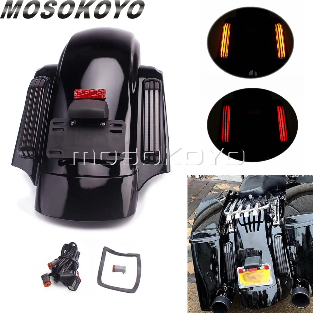 

Rear Fender Turn Signal Running Brake LED Light For Harley Touring 2014+ Street Road Glide FLHX FLTRX Ultra Limited FLHTK FLHR