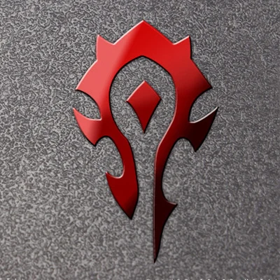 2 World of Warcraft металлическая наклейка s cosplay Prop стикер для мобильного телефона холодильника ноутбука - Цвет: 2