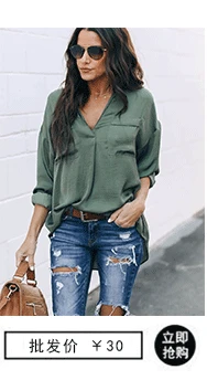 AliExpress Europe And America V-neck Loose-Fit Bat Sleeve Short Sleeve Women's Fa8c284a