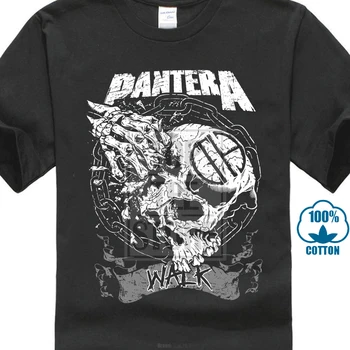 

Pantera Black Graphic Print Heavy Metal Rock Band Brand Clothihng Top Quality Fashion Mens T Shirt 100% Cotton 012109