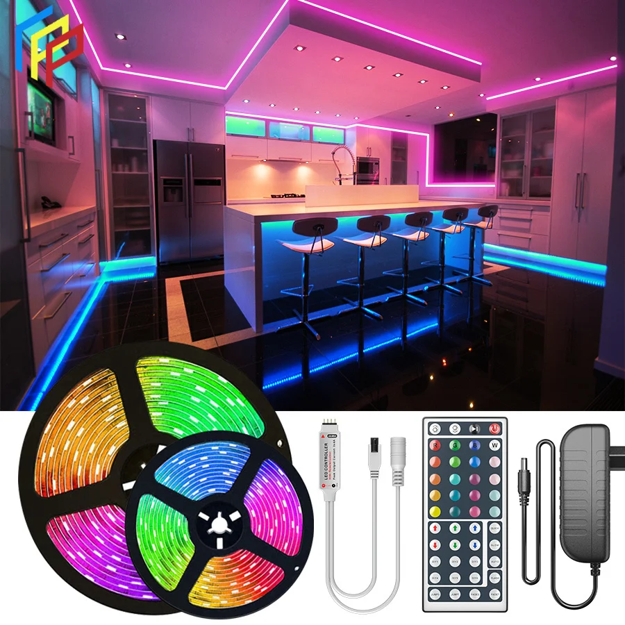 Светодиодная ленсветильник RGB 30 м 25 2835 10 5 s SMD 5050 rgb лента Диодная Гибкая