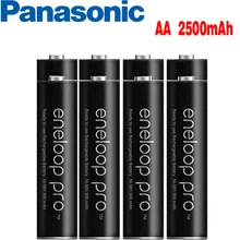 Для Panasonic аккумулятор Pro AA 2500mAh 1,2 V Ni-MH камера игрушка-фонарик предварительно заряженные аккумуляторы