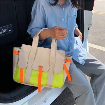 

Bulk Bags Handbags 2020 Popular New Tide Wild Ins One-Shoulder Hand Bag Canvas Shoulder Bag