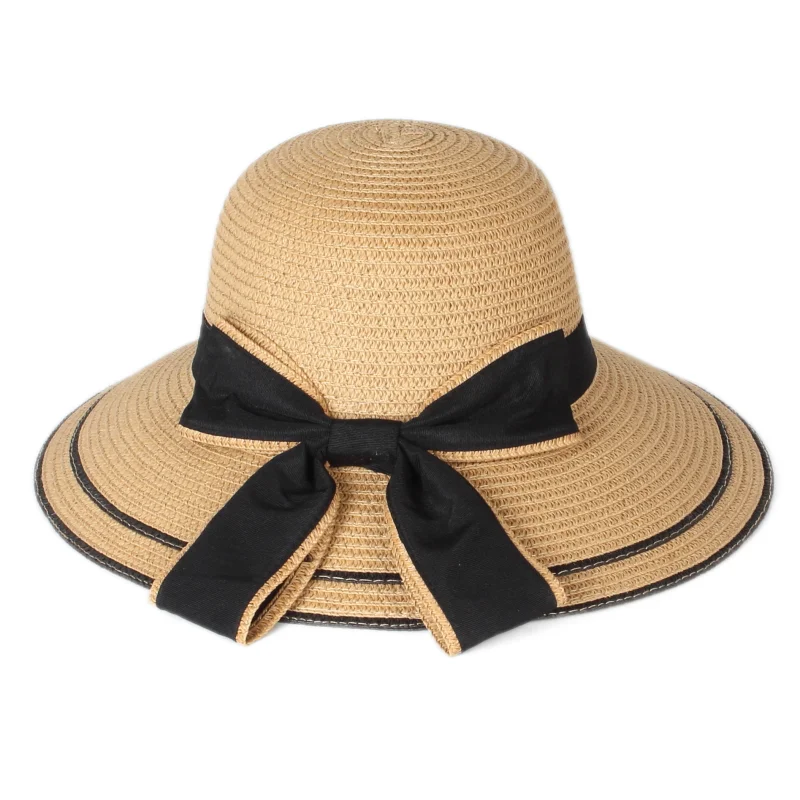 

Модные женские летние бумажные головные уборы пляжная соломенная шляпа для путешествий праздников