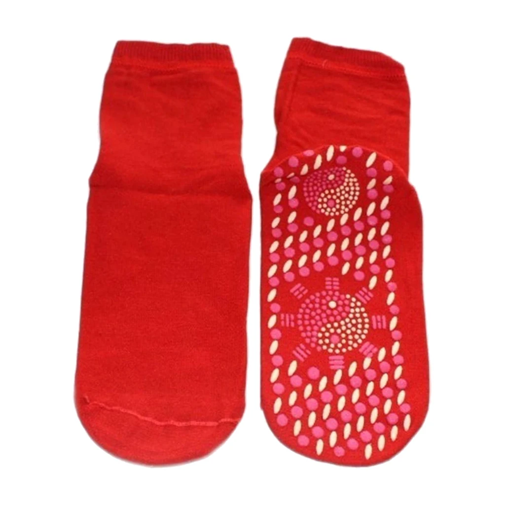 Self Heating Heated Socks For Women Men Help Warm Cold Feet Comfort Health Care Washable Socks Magnetic Therapy Soft Sports