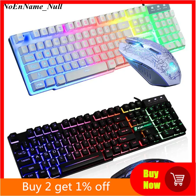 Mouse-Pad Ergonomic Wired Computer Gamers Multimedia Laptop Rainbow Usb-Gaming-Keyboard