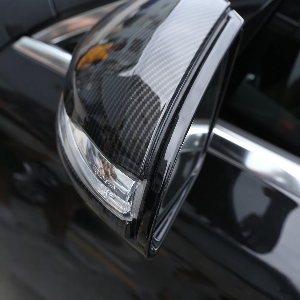 1 пара авто углеродное волокно боковое зеркало заднего вида Крышка Накладка для Mercedes Benz C/E/GLC/S класс W205 W213 X253 W222