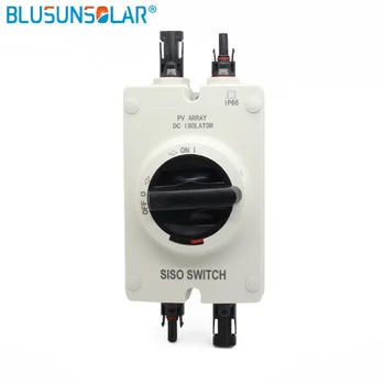 

5 pcs/lot High capability Solar Electrical DC Isolator Switch with 2 pairs SOLAR PV Connectors for Solar pv System