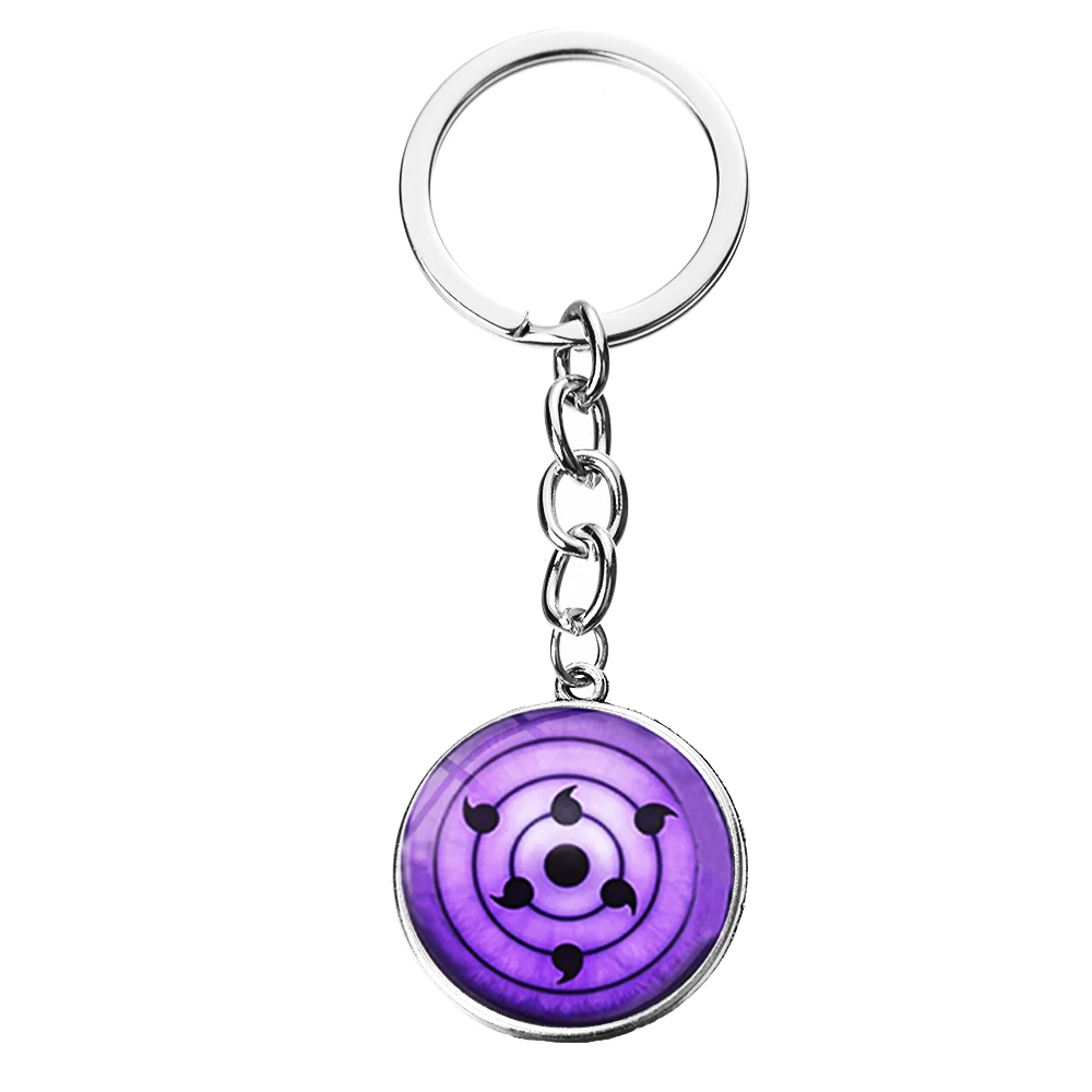 SONGDA Uchiha Clan Rinnegan Sharingan брелок для ключей в форме глаза Аниме Наруто Саске Итачи Какаши Косплей брелок цепочка Мода Аниме подарок - Цвет: Style 3