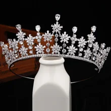 Принцесса невесты диадемы барокко Свадебные Кристаллы короны аксессуары для волос