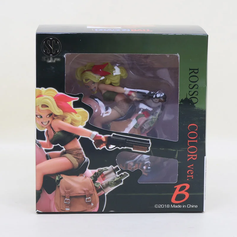 Dragon ball z фигурка Lunchi Lunch Bulma Scultures BIG Zoukei Tenkaichi Budoukai 4 dragonball z фигурка игрушки - Цвет: pink with box