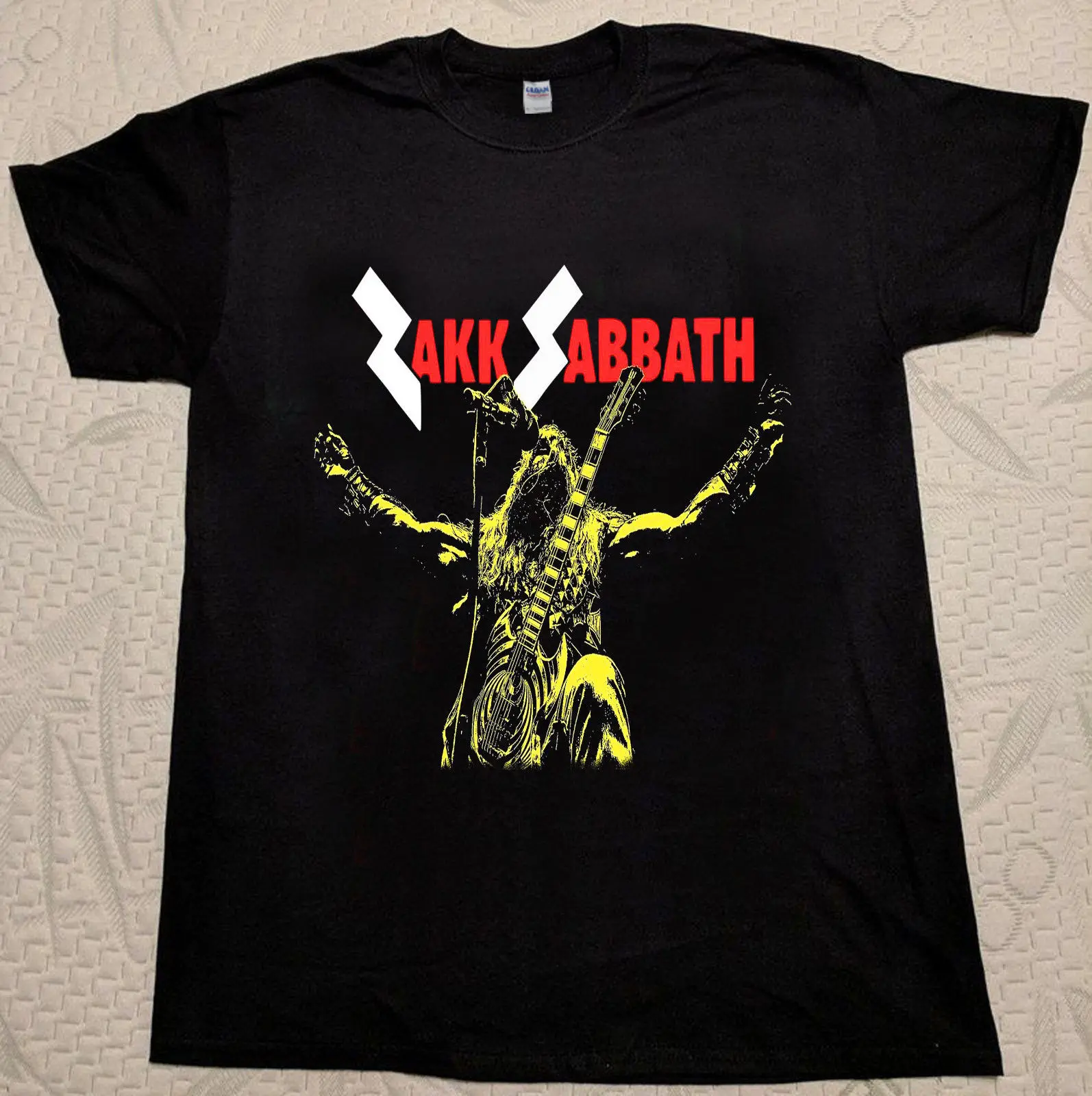 Ограниченная серия ЭМГ SABBATH выполните футболка REPRINT BLACK 100% хлопковые футболки с