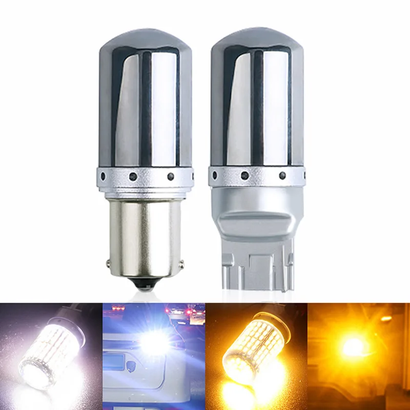 10p 4pc Super Bright 144 leds 3014 1156 Ba15s T20 LED P21W W21W PY21W LED Bulbs No canbus Error Turn Light Signal Parking light