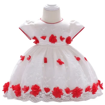 

Christening Baby Party Girl Dress Wedding for Girls 1 year Birthday Newborn Kids Dresses Princess Infant tutu Dress Girl Clothe