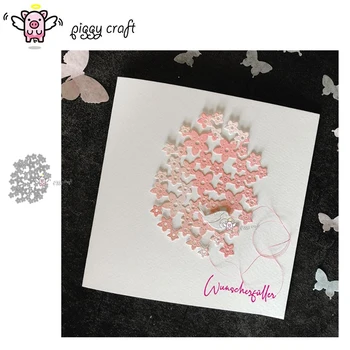 

Piggy Craft metal cutting dies cut die mold Flower group decoration Scrapbook paper craft knife mould blade punch stencils dies
