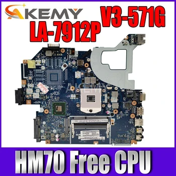 

For Acer aspire V3-571G E1-571G Laptop Motherboard NBC1F11001 Q5WVH LA-7912P SJTNV HM70 DDR3 Free CPU
