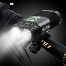 WOSAWE велосипедный светильник USB велосипедный светодиодный светильник Встроенный перезаряжаемый аккумулятор вспышка светильник крепление на руль фонарь для велосипеда