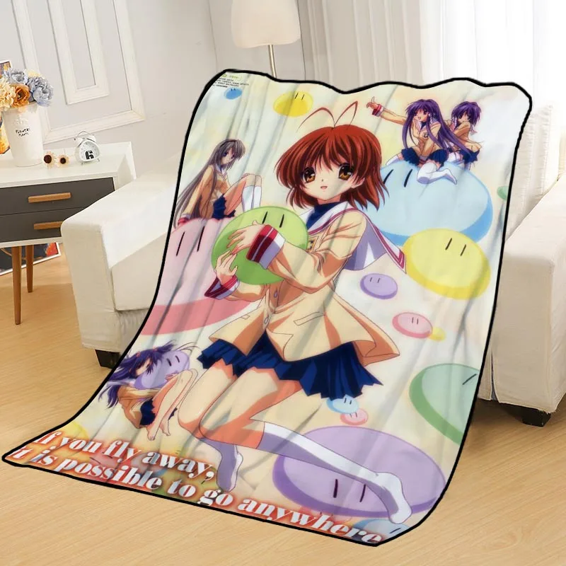 Blanket 8 На заказ Clannad Одеяла Пледы одеяло мягкое одеяло летнее одеяло аниме одеяло путешествия одеяло - Цвет: Blanket 8