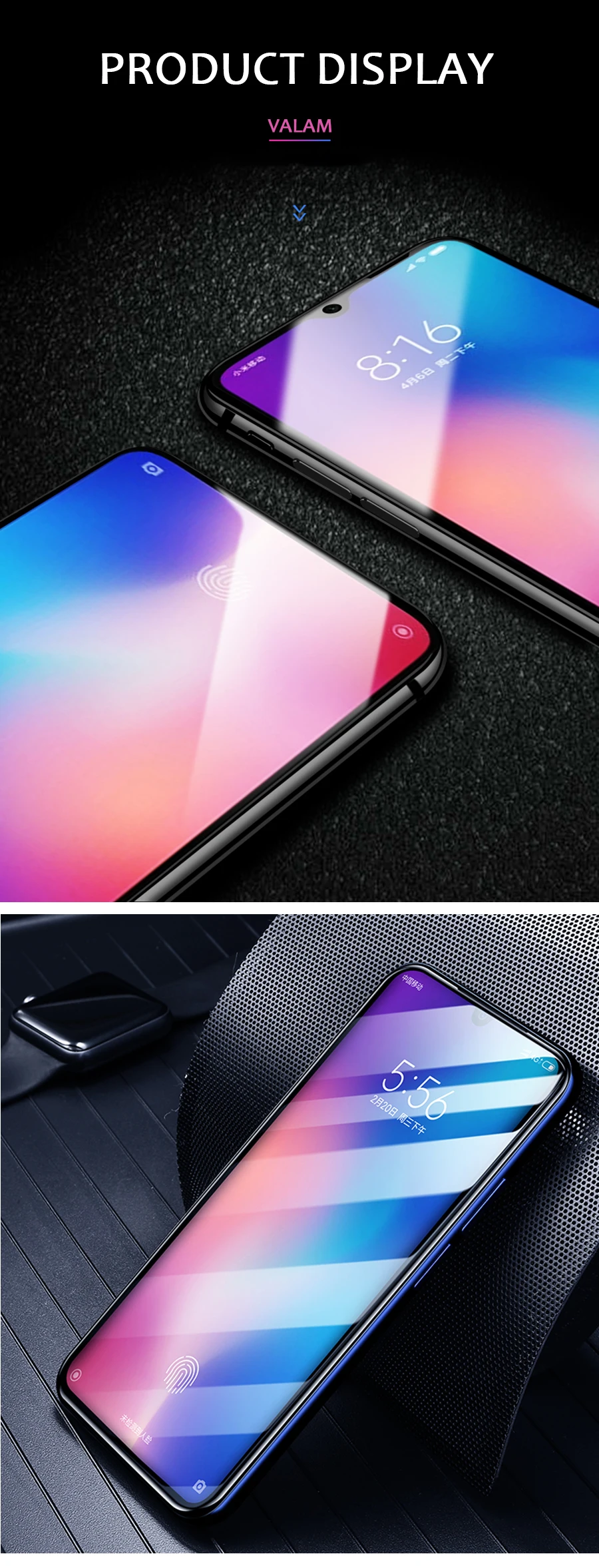 VALAM закаленное Стекло для Xiaomi mi 9 8 SE mi 8 lite Pro Чехол всего тела для Xiaomi mi 9T Pro Pocophone F1 Стекло Защитная пленка для экрана