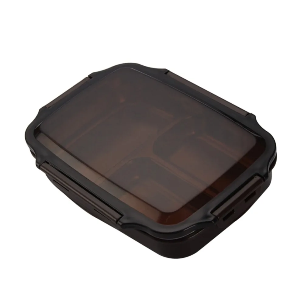 Нержавеющая Сталь Bento Box фаст-фуд герметичная коробка для завтрака с крытой столовой для студентов