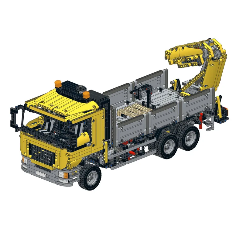 Новая техника MOC 4156 человек транспорт Грузовик мощность функция RC Мотор строительные блоки для автомобилей игрушки развивающие Дети подарки на день рождения