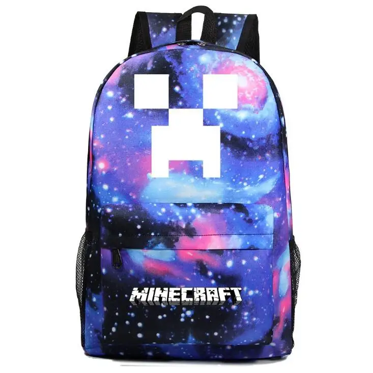 

Minecraft Backpacks Canvas High Quality Capacity Backpack Children School Boys and Girls Back To School Mochila Escolar