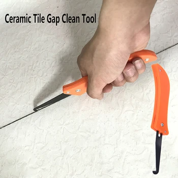 

1 pc Ceramic Tile gap clean tool Handheld Hook Knife for Tile Gaps Grout Cleaning Repairing Construction Tools