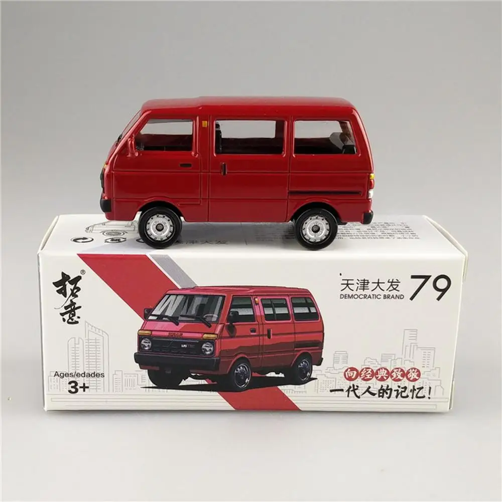 1/50 Масштаб Toyota DAIHATSU Китай Тяньцзинь Huali TJ110 красная литая модель автомобиля