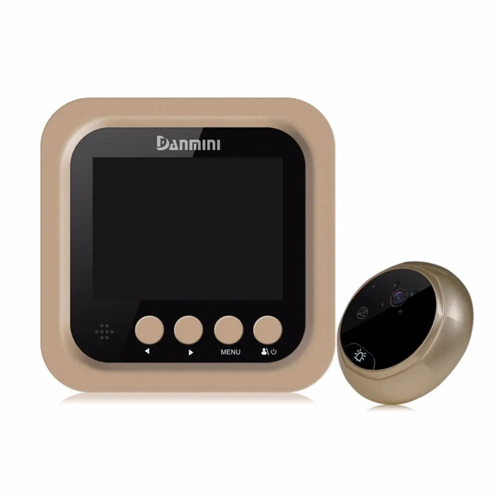 

Danmini W5 2.4 Inch TFT Color Screen Display Night Vision Camera Video Camera Visual Doorbell No Disturb Peephole Viewer