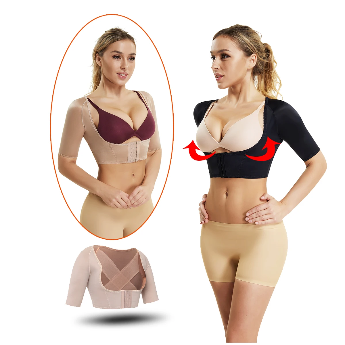

Joyshaper Corset Adjustable Back/Bra Support Posture Corrector Shapewear Vest Chest Brace Shoulder Belt Arm Slim Body Shaper