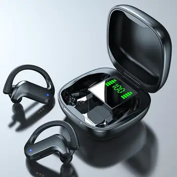 

TWS Bluetooth 5.0 Earphones Wireless Headphone Bone Conduction 9D HiFi Stereo Sport Handsfree with Microphone