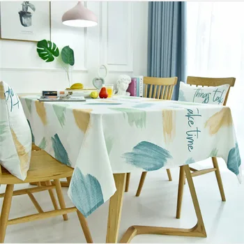 

Colorful Coffee Table Art Painting Patterns Rectangular Tablecloth TV Cabinet for Living Room Deco ZB-HM300#30