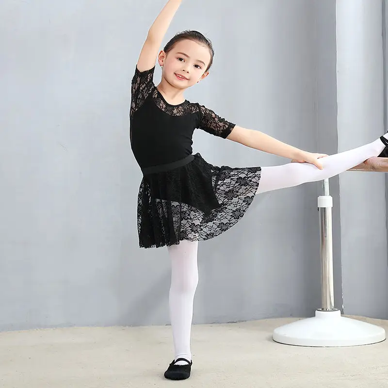professional ballet tutu leotard ballet dress girl kids ballet tights rhythmis leotard gymnastics lace turnpakje ballerina