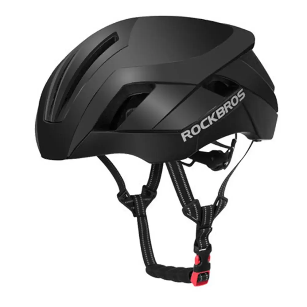 Black MTB дорожный велосипед велосипедный, EPS шлем Размеры 57 см-62 см шлем для верховой езды внешняя оболочка с ударом, конференц-зал, эму - Цвет: Black
