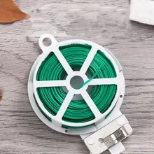 50/100 м рулон проволочной катушки с резцом канат Для Хранения Проволочной стяжки для кухни, сада, офиса многоразовый многоинструментальный галстук