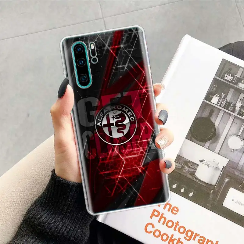 Чехол с логотипом Alfa Romeo для huawei P20 P30 P Smart Z Plus P10 mate 30 10 20 Lite Pro силиконовый чехол для телефона