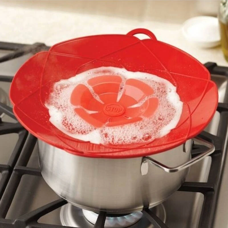 Pot Cover Spill Stopper Lid - Thicken Silicone Boil Over Spill  Safeguard,FDA Food Grade Stopper Lid Cover for Pots And Pans, BPA-free  Instant Pot