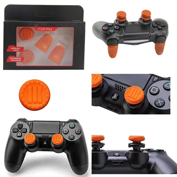 100 set L2 R2 Trigger Extenders Buttons joystick analog Caps Kit for PS4 Controller Gamepad Accessory Silicone Buttons Extender 100 set L2 R2 Trigger Extenders Buttons joystick analog Caps Kit for PS4 Controller Gamepad Accessory Silicone Buttons Extender