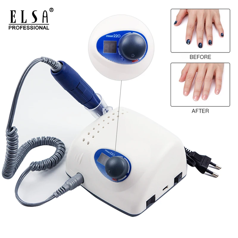 

Manicure Machine 220V 65W 35000RPM 105L Handle Electric Nail Drill Machine Professional Nail Grinding Manicure Pedicure