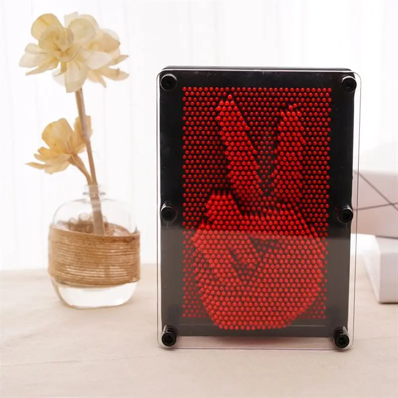 red M Новые детские забавные игрушки пластиковые 3D DIY модели антистресс клон отпечатков пальцев иглы слизи рук Плесень Детские развивающие игрушки WSH99 - Цвет: red M