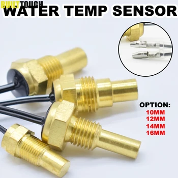 

Universal 12V/24V Car Auto Truck Digital Water Temperature Sensor Sender 50K Head Plug 10MM 12MM 14MM 16MM Temp ElectricGauge