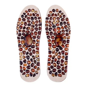 

1 Pair Healthy Massaging Insoles Cobblestone Shape Healthy Rubber Foot Insoles Foot Massager Foot Cushion Shoes Pad Pain Relief